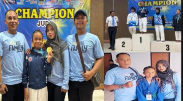 Emas untuk Keluarga: Cerita Haru Kopka TNI Harjito dan Yeni Sularsih Mendampingi Putra-Putrinya Jadi Juara